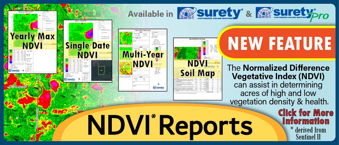 NDVI Reporting In Surety