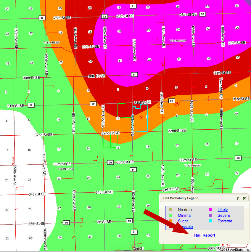 hail map