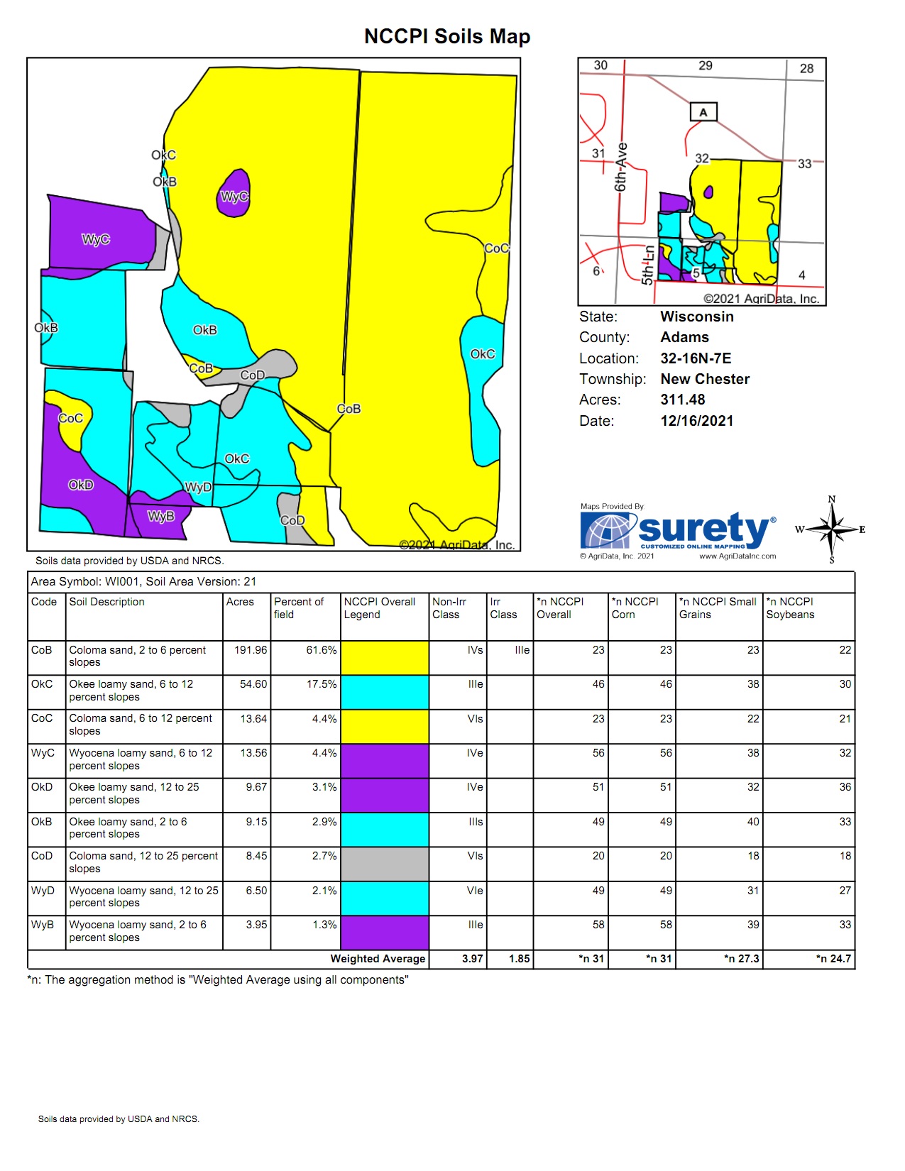 Click to preview. SRPG Soil Map