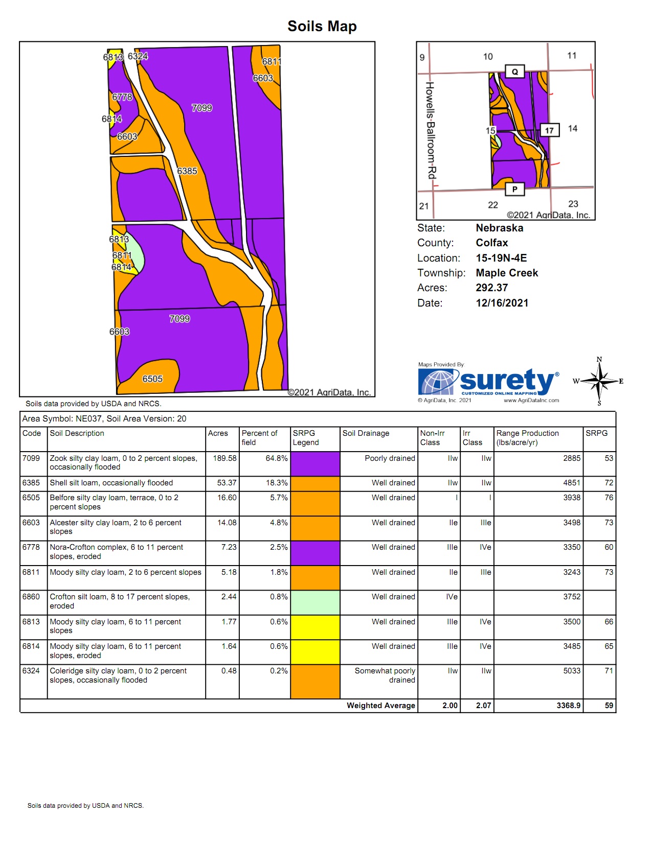Click to preview. SRPG Soil Map